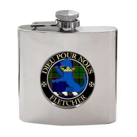 Fletcher of Saltoun Scottish Clan Crest Hip Flask