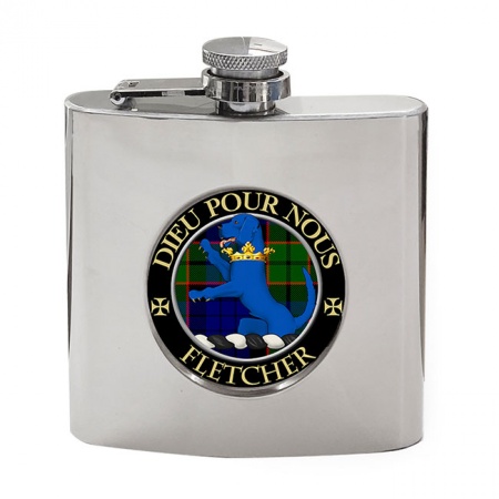 Fletcher of Saltoun Scottish Clan Crest Hip Flask