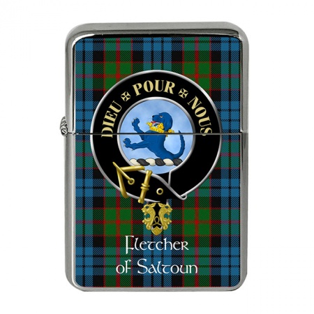 Fletcher of Saltoun Scottish Clan Crest Flip Top Lighter