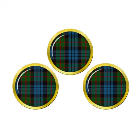 Fletcher of Dunans Scottish Tartan Golf Ball Markers