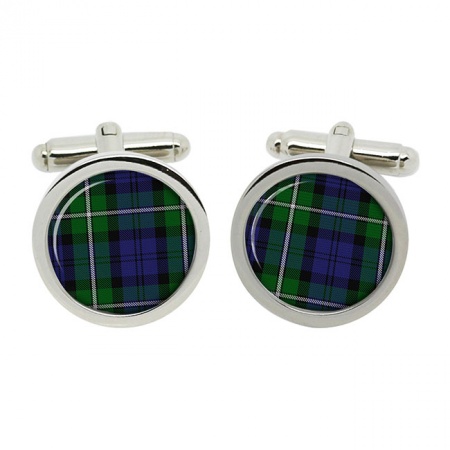 Forbes Scottish Tartan Cufflinks in Box