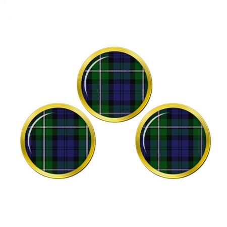 Forbes Scottish Tartan Golf Ball Markers
