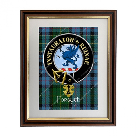Forsyth Scottish Clan Crest Framed Print