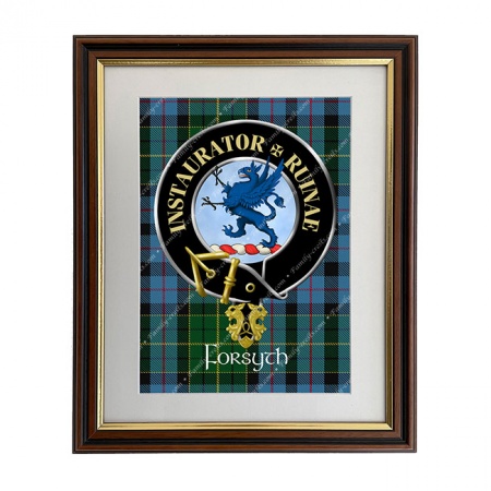 Forsyth Scottish Clan Crest Framed Print