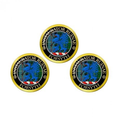 Forsyth Scottish Clan Crest Golf Ball Markers