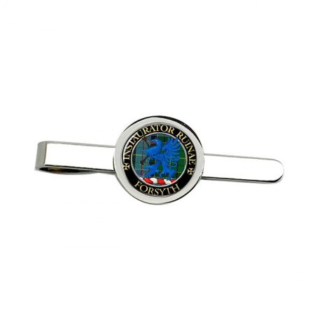 Forsyth Scottish Clan Crest Tie Clip