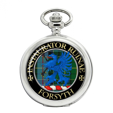 Forsyth Scottish Clan Crest Pocket Watch
