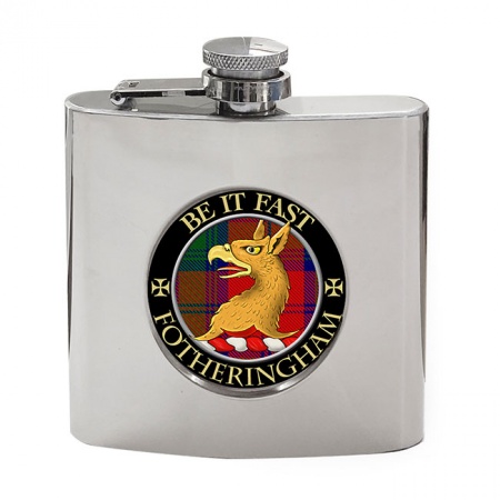 Fotheringham Scottish Clan Crest Hip Flask