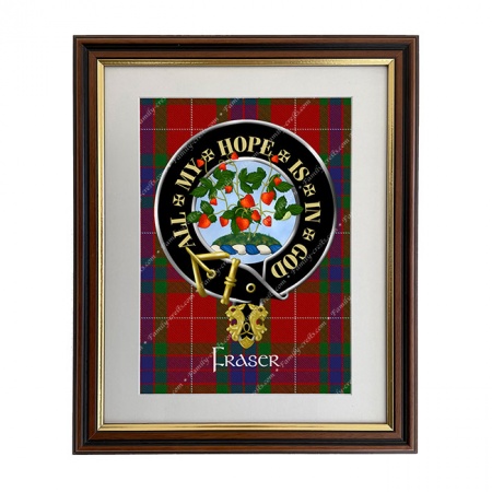 Fraser Scottish Clan Crest Framed Print