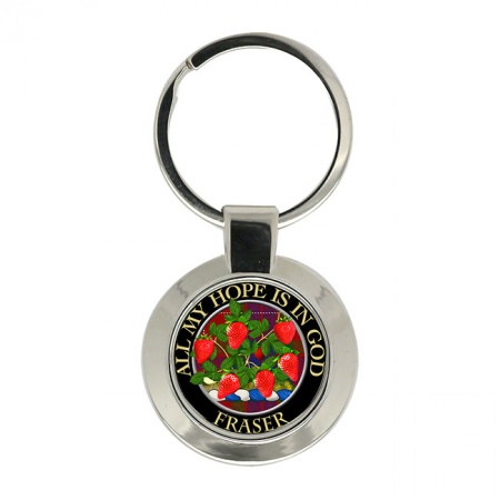 Fraser Scottish Clan Crest Key Ring