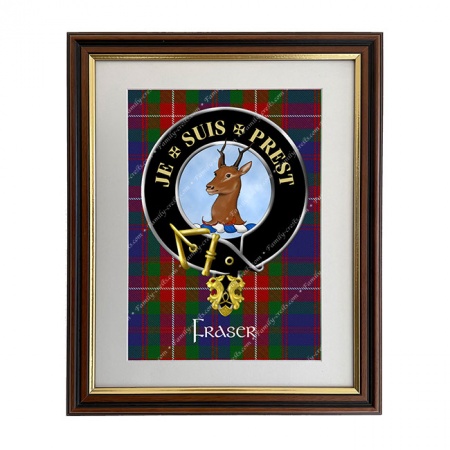Fraser of Lovat Scottish Clan Crest Framed Print
