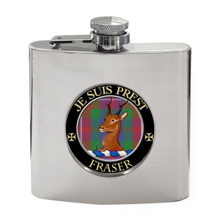 Fraser of Lovat Scottish Clan Crest Hip Flask