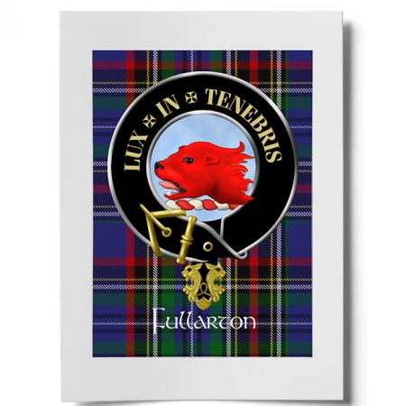 Fullarton Scottish Clan Crest Ready to Frame Print