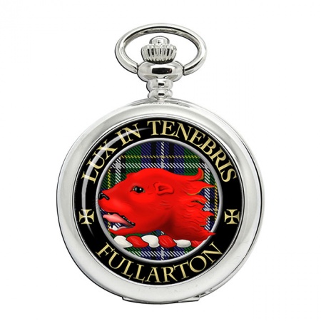 Fullarton Scottish Clan Crest Pocket Watch