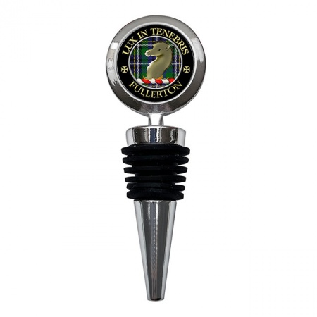 Fullerton Scottish Clan Crest Bottle Stopper