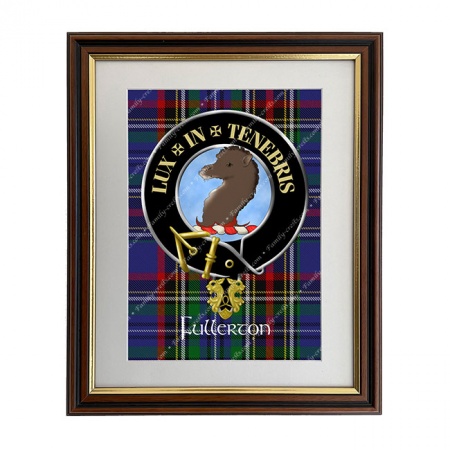 Fullerton Scottish Clan Crest Framed Print