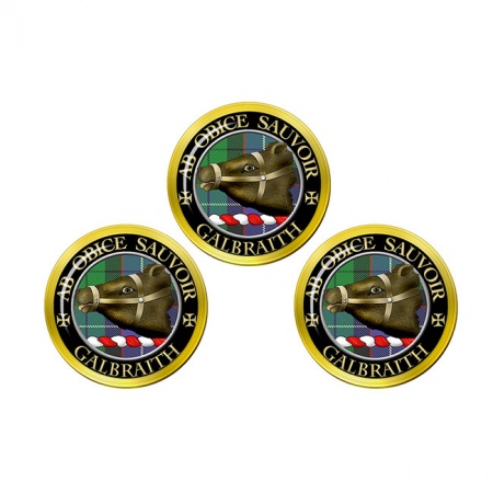 Galbraith Scottish Clan Crest Golf Ball Markers