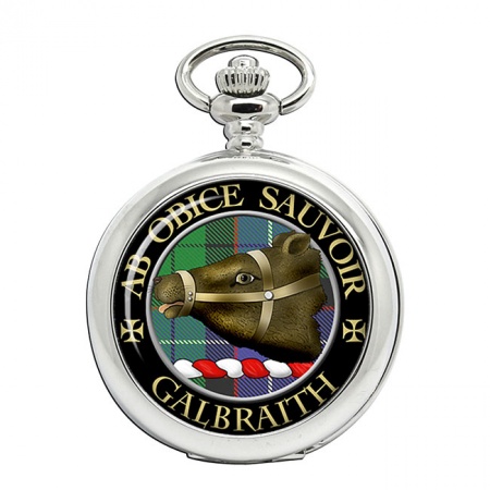 Galbraith Scottish Clan Crest Pocket Watch