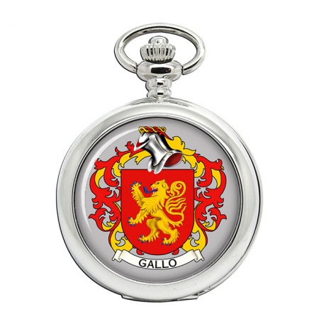Gallo (Italy) Coat of Arms Pocket Watch
