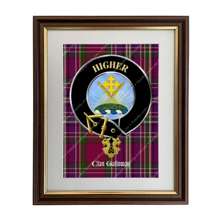 Galloway Scottish Clan Crest Framed Print