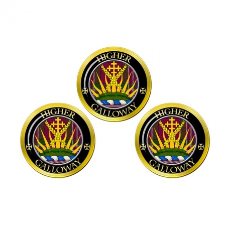 Galloway Scottish Clan Crest Golf Ball Markers