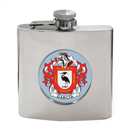 Garcia (Spain) Coat of Arms Hip Flask