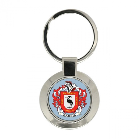 Garcia (Spain) Coat of Arms Key Ring