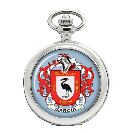 Garcia (Spain) Coat of Arms Pocket Watch