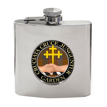 Garden Scottish Clan Crest Hip Flask