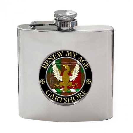 Gartshore Scottish Clan Crest Hip Flask