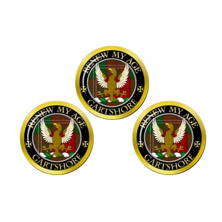 Gartshore Scottish Clan Crest Golf Ball Markers