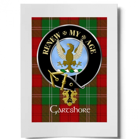 Gartshore Scottish Clan Crest Ready to Frame Print