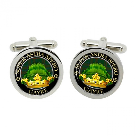 Gayre Scottish Clan Crest Cufflinks