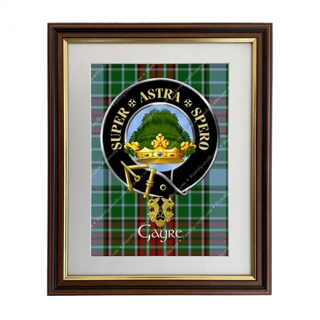 Gayre Scottish Clan Crest Framed Print