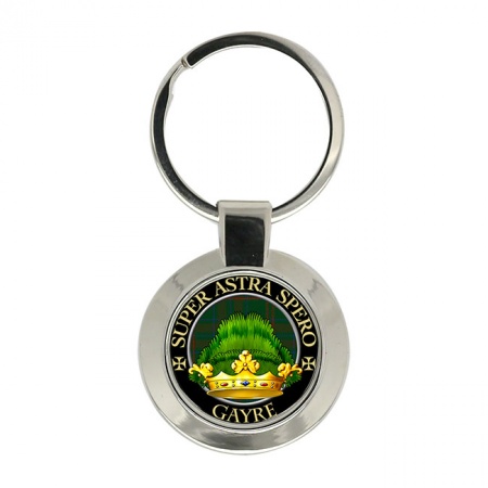 Gayre Scottish Clan Crest Key Ring