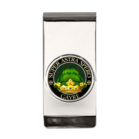 Gayre Scottish Clan Crest Money Clip