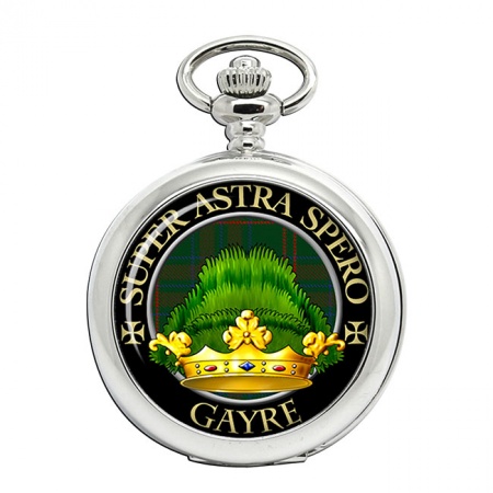 Gayre Scottish Clan Crest Pocket Watch