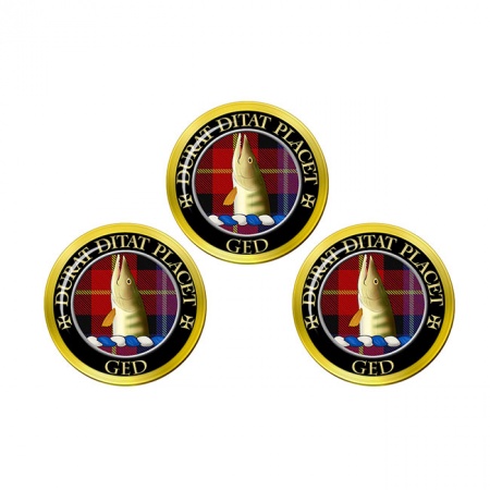 Ged Scottish Clan Crest Golf Ball Markers