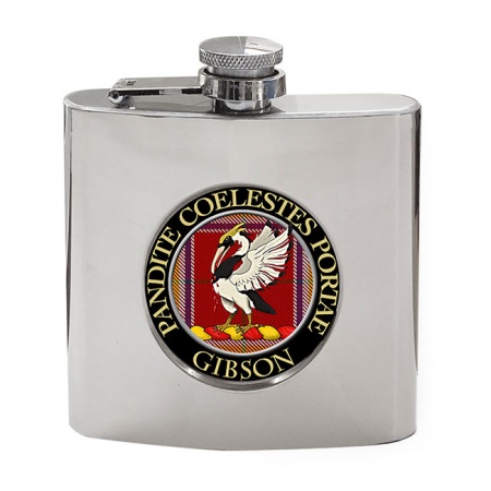 Gibson Scottish Clan Crest Hip Flask