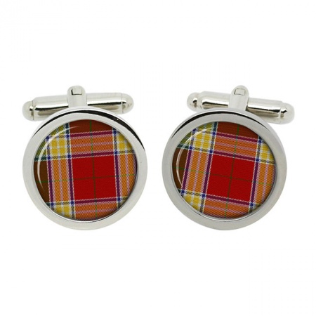 Gibson Scottish Tartan Cufflinks in Box