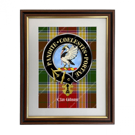 Gibsone Scottish Clan Crest Framed Print