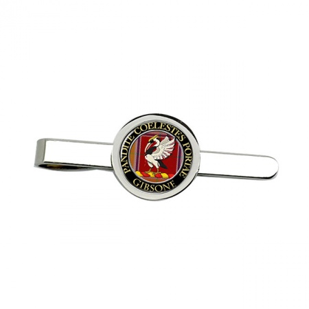 Gibsone Scottish Clan Crest Tie Clip