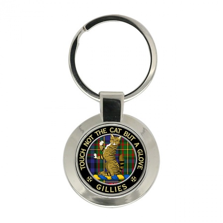 Gillies Scottish Clan Crest Key Ring