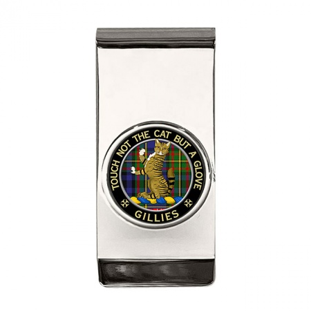 Gillies Scottish Clan Crest Money Clip