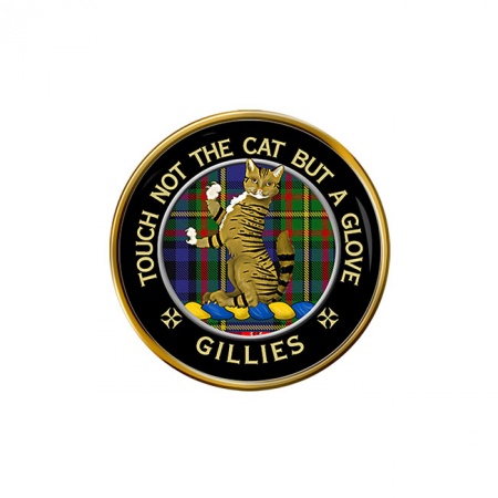 Gillies Scottish Clan Crest Pin Badge