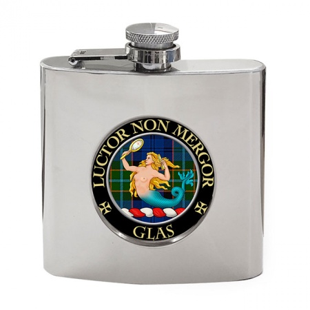 Glas Scottish Clan Crest Hip Flask