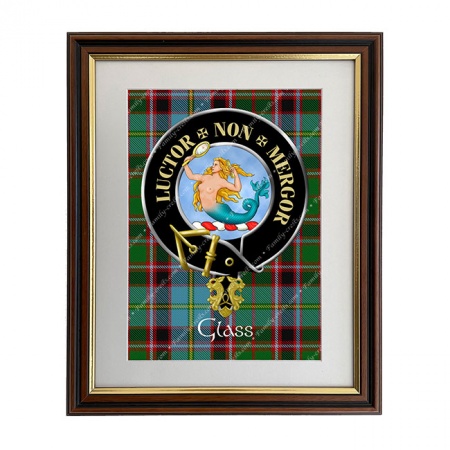 Glass Scottish Clan Crest Framed Print