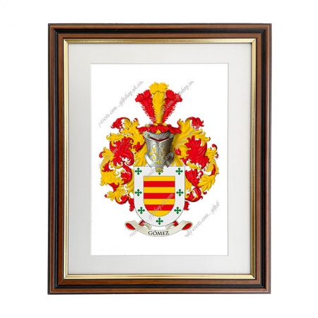 Gomez (Spain) Coat of Arms Framed Print