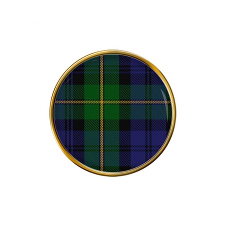 Gordon Scottish Tartan Pin Badge