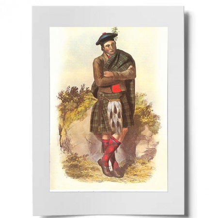 Graham Scottish Clansman Ready to Frame Print